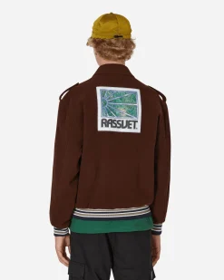 Paccbet Coats And Jackets^Painting Harrington Jacket Brown