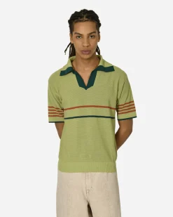 Bode T-Shirts^Palmer Polo Shirt Mint