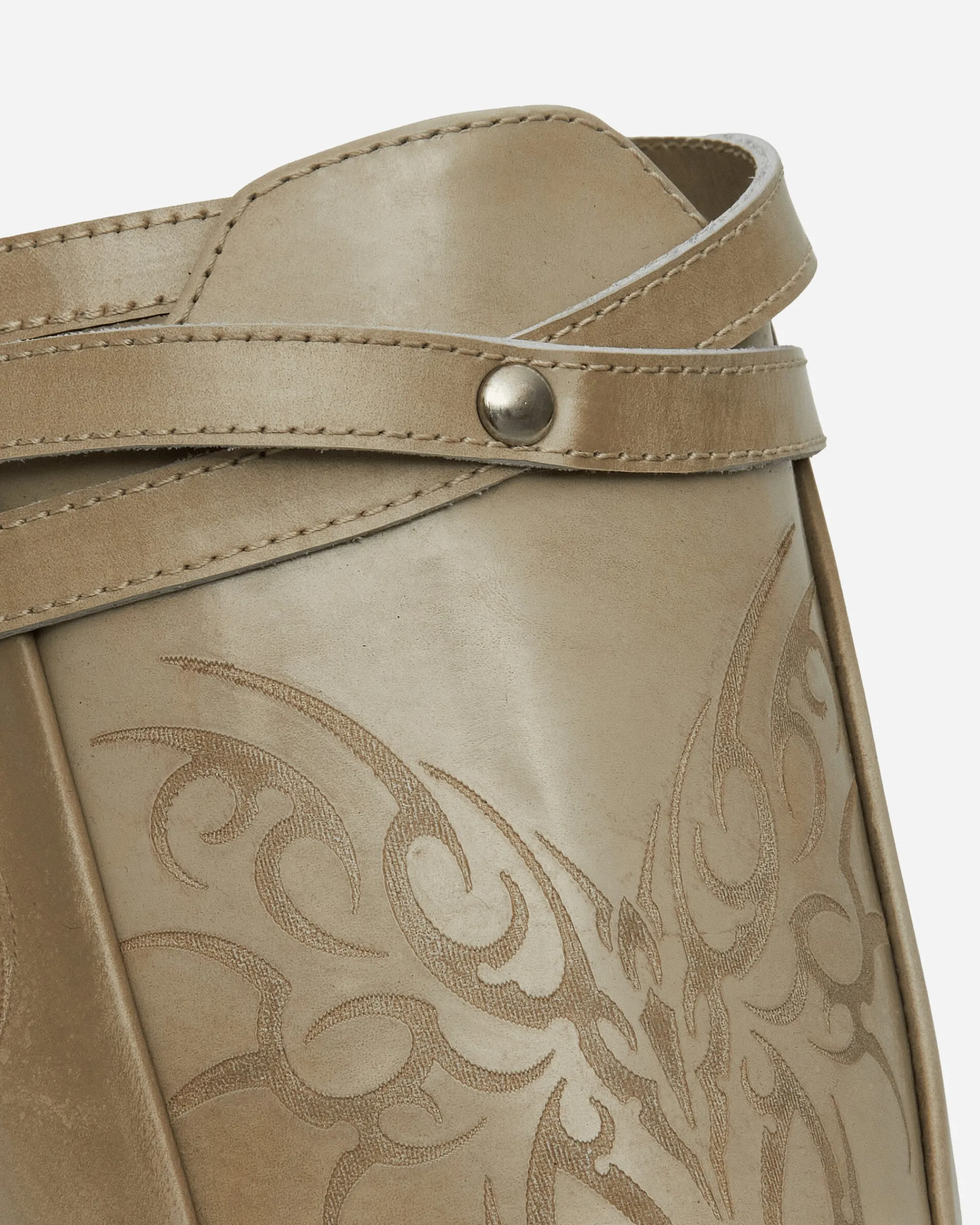 Simona Vanth Classic Shoes^P.A.M. Tango Brush-Off Lasered Tribal Heels Taupe