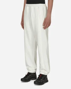 Slam Jam Pants^Panel Basic Sweatpants White
