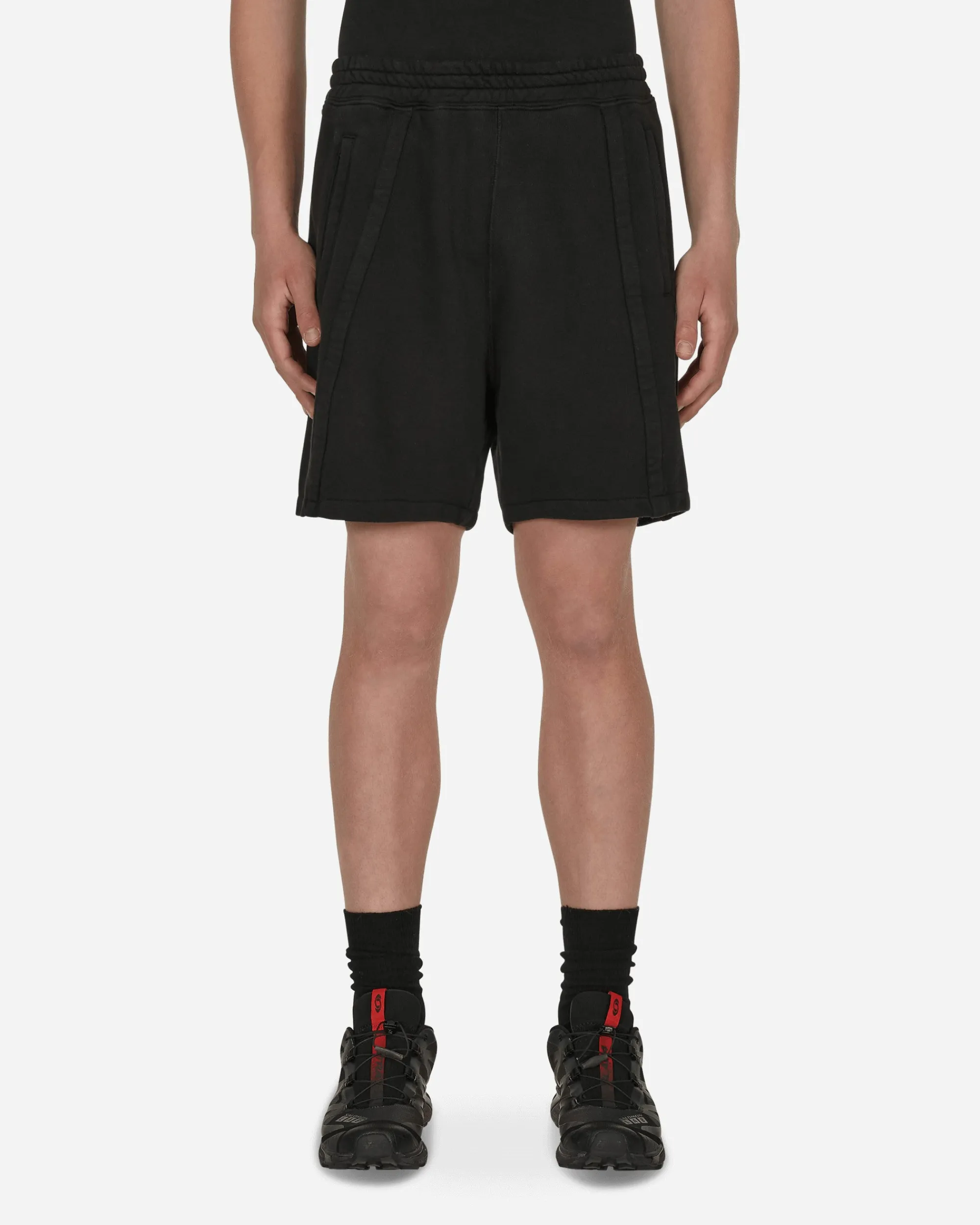 Slam Jam Shorts^Panel Boxy Shorts Black