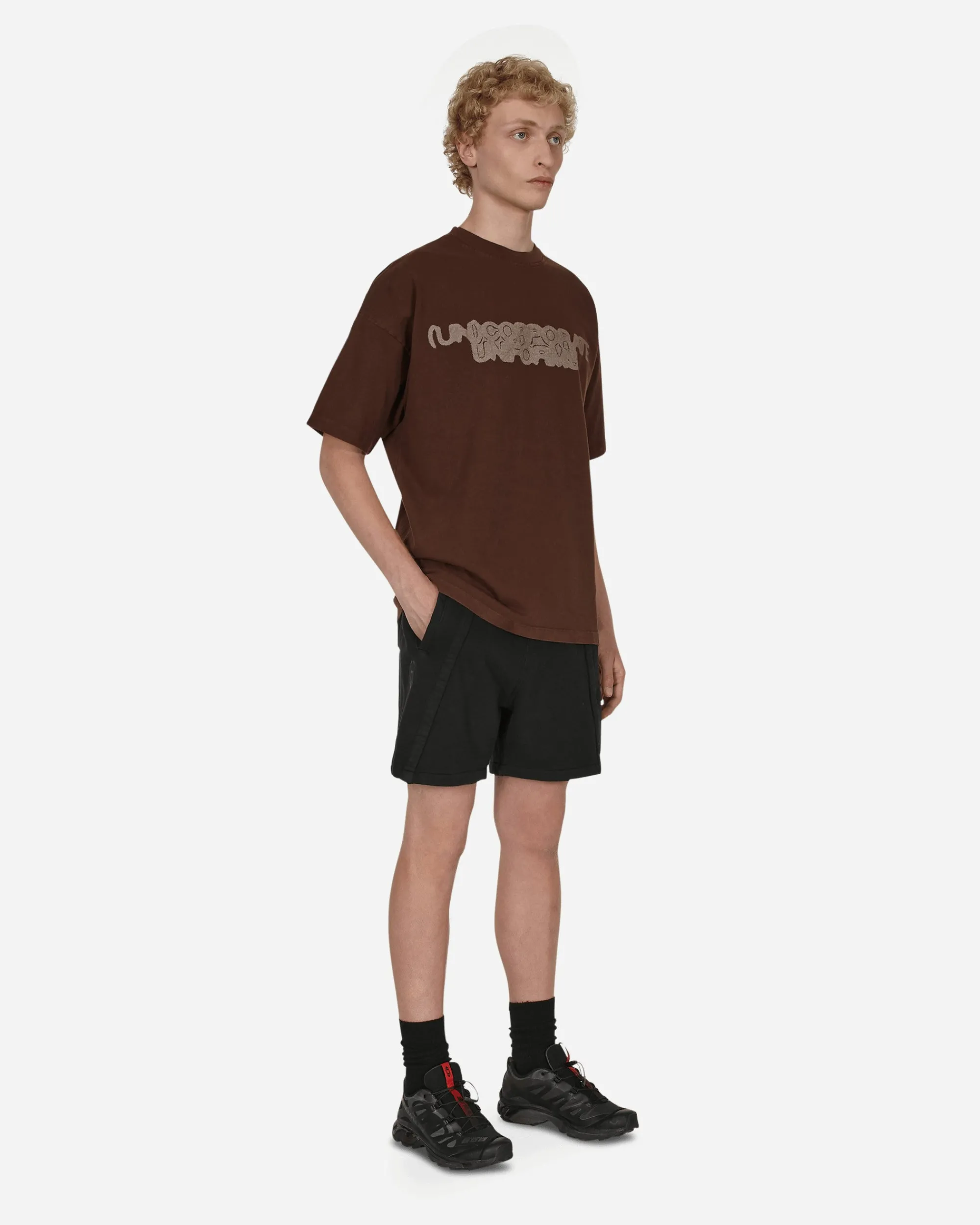 Slam Jam Shorts^Panel Boxy Shorts Black