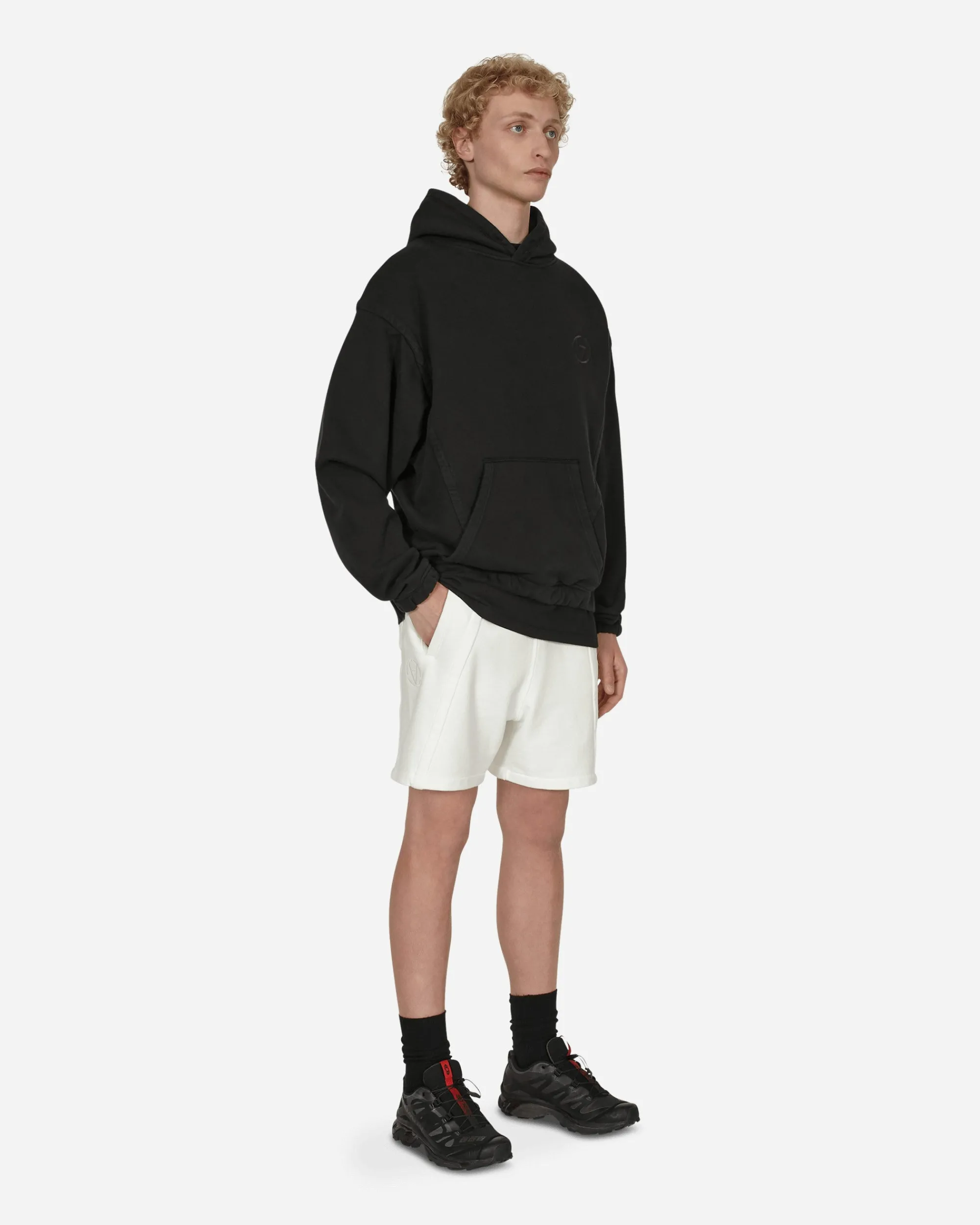 Slam Jam Shorts^Panel Boxy Shorts White