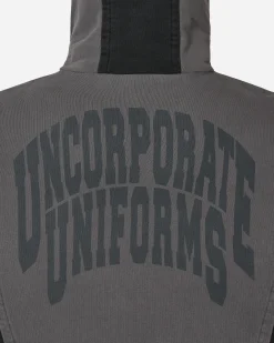 Slam Jam Sweatshirts^Panel Hooded Sweatshirt Grey / Black