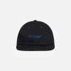 Paccbet Hats|Hats^6-Panel Woven Logo Cap Black