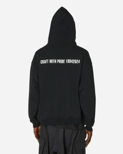 Neighborhood Sweatshirts^Patched Hooded Sweatshirt Black