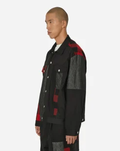 Comme Des Garçons Homme Coats And Jackets^Patchwork Jacket Black