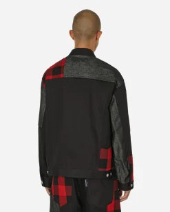 Comme Des Garçons Homme Coats And Jackets^Patchwork Jacket Black