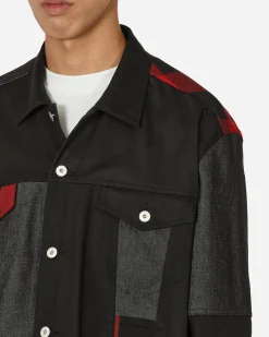 Comme Des Garçons Homme Coats And Jackets^Patchwork Jacket Black