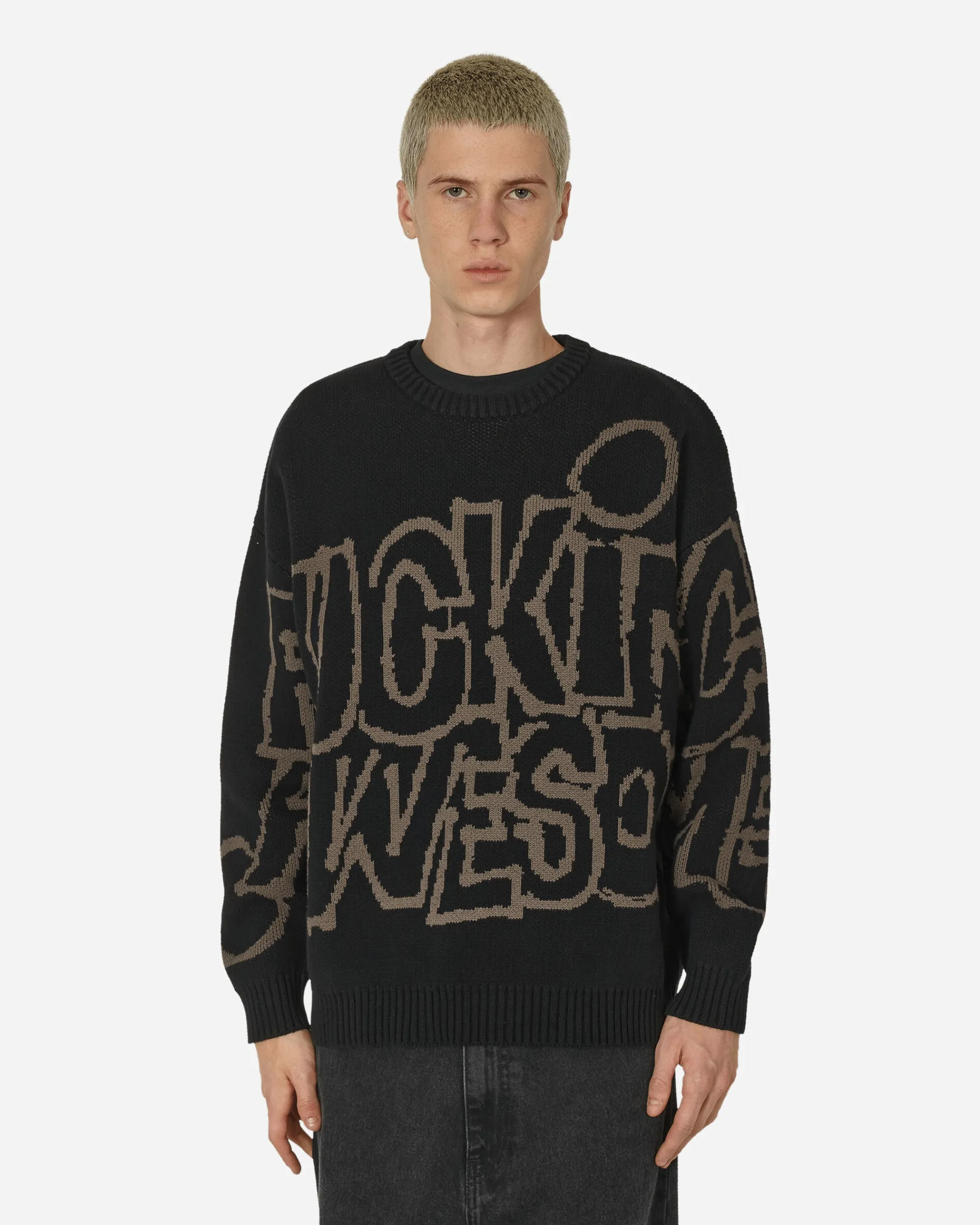 Fucking Awesome Knitwear^PBS Knit Sweater Black