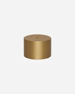 Mister Green Home^Peace Logo Cylinder Burner Brass