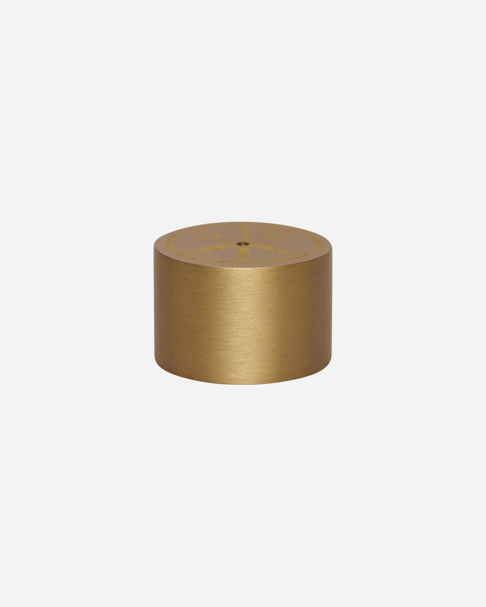 Mister Green Home^Peace Logo Cylinder Burner Brass