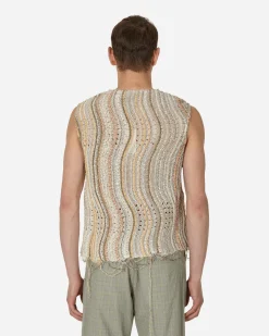 Vitelli Knitwear^Peacock Tank Top Desert