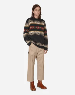 Junya Watanabe MAN Knitwear^Pendleton Crewneck Sweater Grey