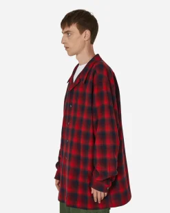 Maison Margiela Shirts^Pendleton Oversized Shirt Red
