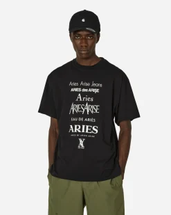 Aries T-Shirts^Perfume T-Shirt Black