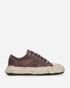 Maison MIHARA YASUHIRO Sneakers·Low|Sneakers^Peterson 23 OG Sole Washed Denim Low Sneakers Purple