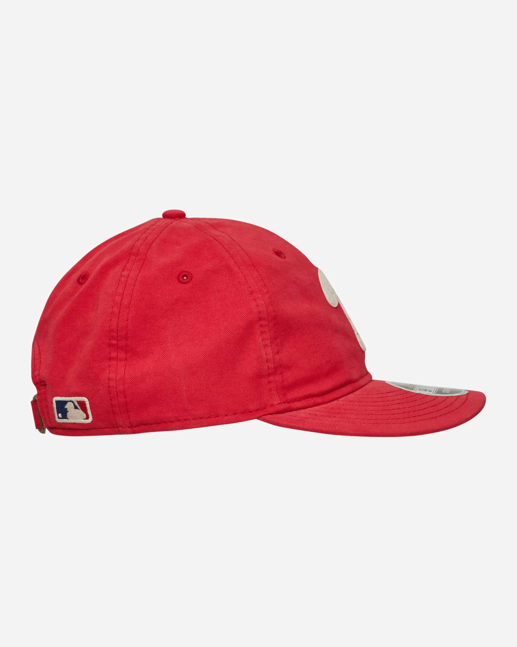 New Era Hats|Hats^Philadelphia Phillies Canvas Felt Logo Retro Crown 9FIFTY Strapback Red