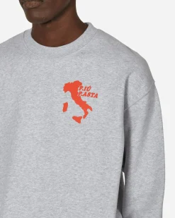Public Possession Sweatshirts^P.iù P.asta Crewneck Sweatshirt Light Grey Heather