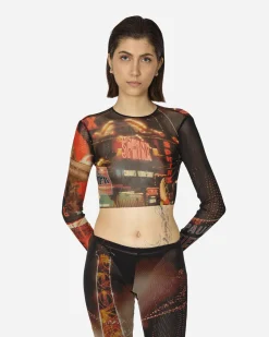 Jean Paul Gaultier T-Shirts^Pigalle Crop Top Red / Black