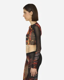 Jean Paul Gaultier T-Shirts^Pigalle Crop Top Red / Black