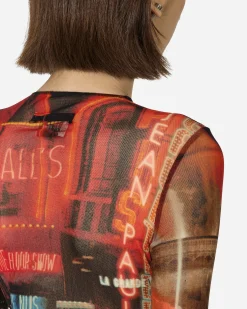 Jean Paul Gaultier T-Shirts^Pigalle Crop Top Red / Black
