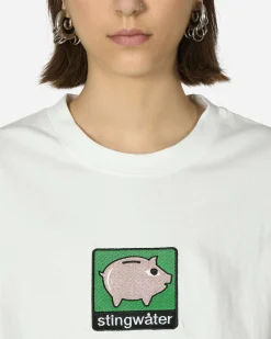 Stingwater T-Shirts^Piggy Bank T-Shirt White