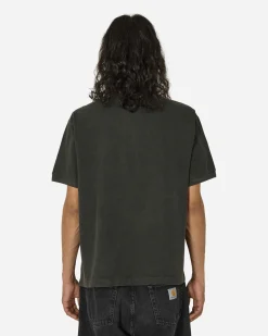 Stüssy T-Shirts^Pigment Dyed Pique Polo Black