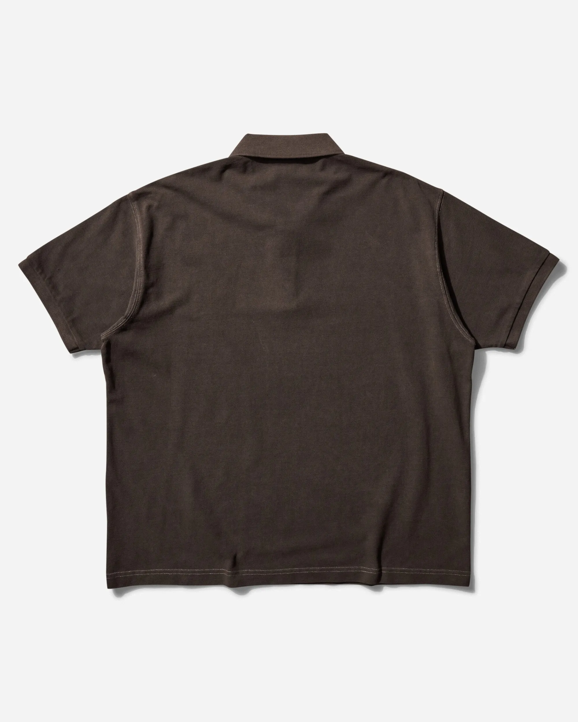 Stüssy T-Shirts^Pique Polo Pigment Dyed Brown