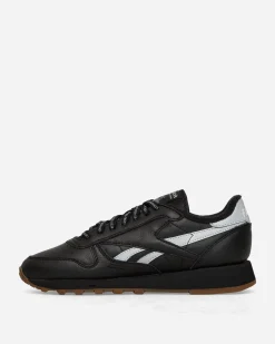 Reebok Sneakers·Low|Sneakers^PLACES+FACES Classic Leather Sneakers Black / Silver