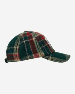 Nancy Hats|Hats^Plaid House 6-Panel Cap Green