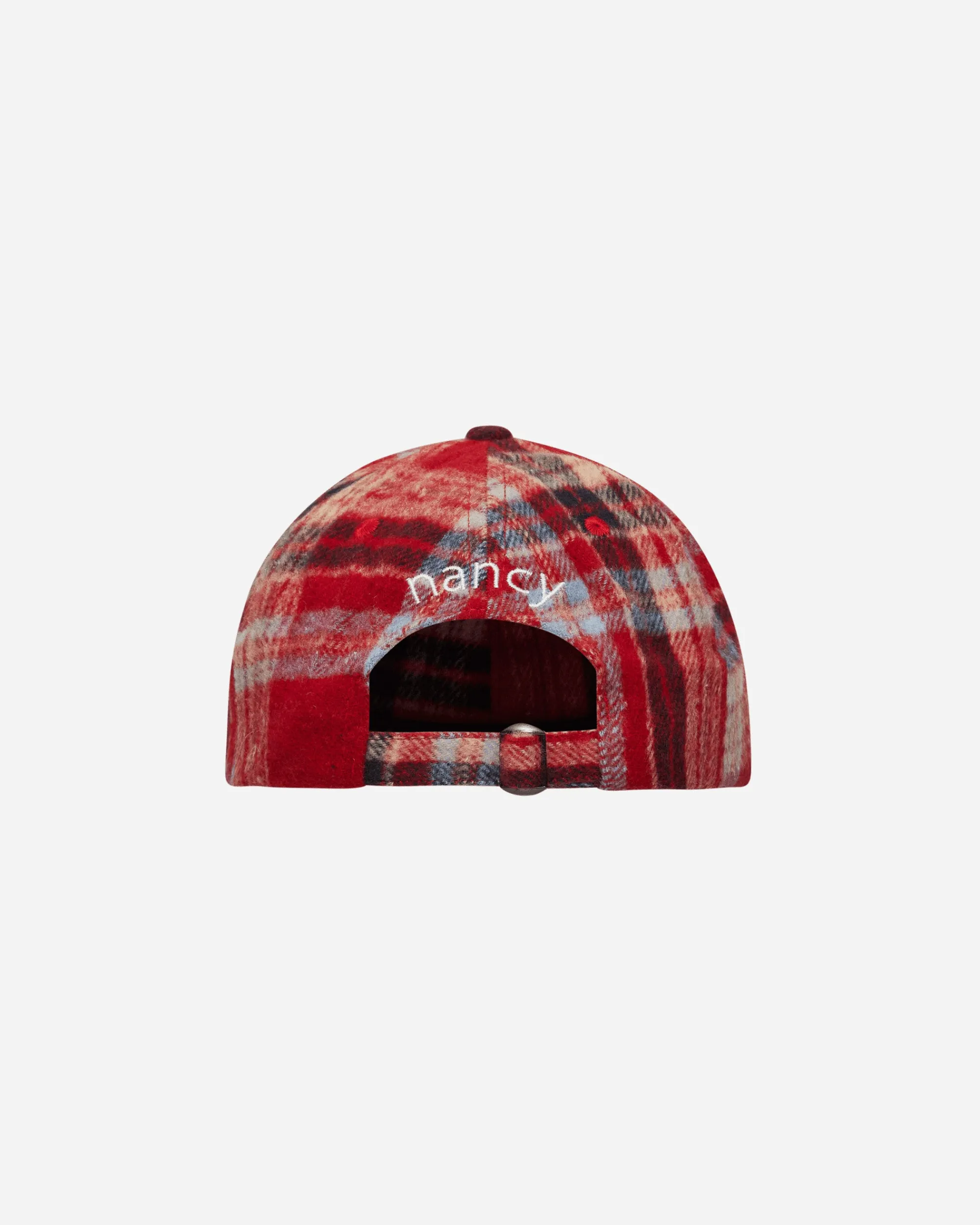 Nancy Hats|Hats^Plaid House 6-Panel Cap Red