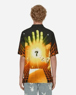 Pleasures Shirts^Playboy Solar Button Down Shirt Orange