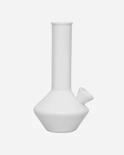 Summerland Ceramics High Times^Pleasure Point Bong White