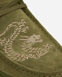 Clarks Classic Shoes^Pleasures Torhill Low Boots Green