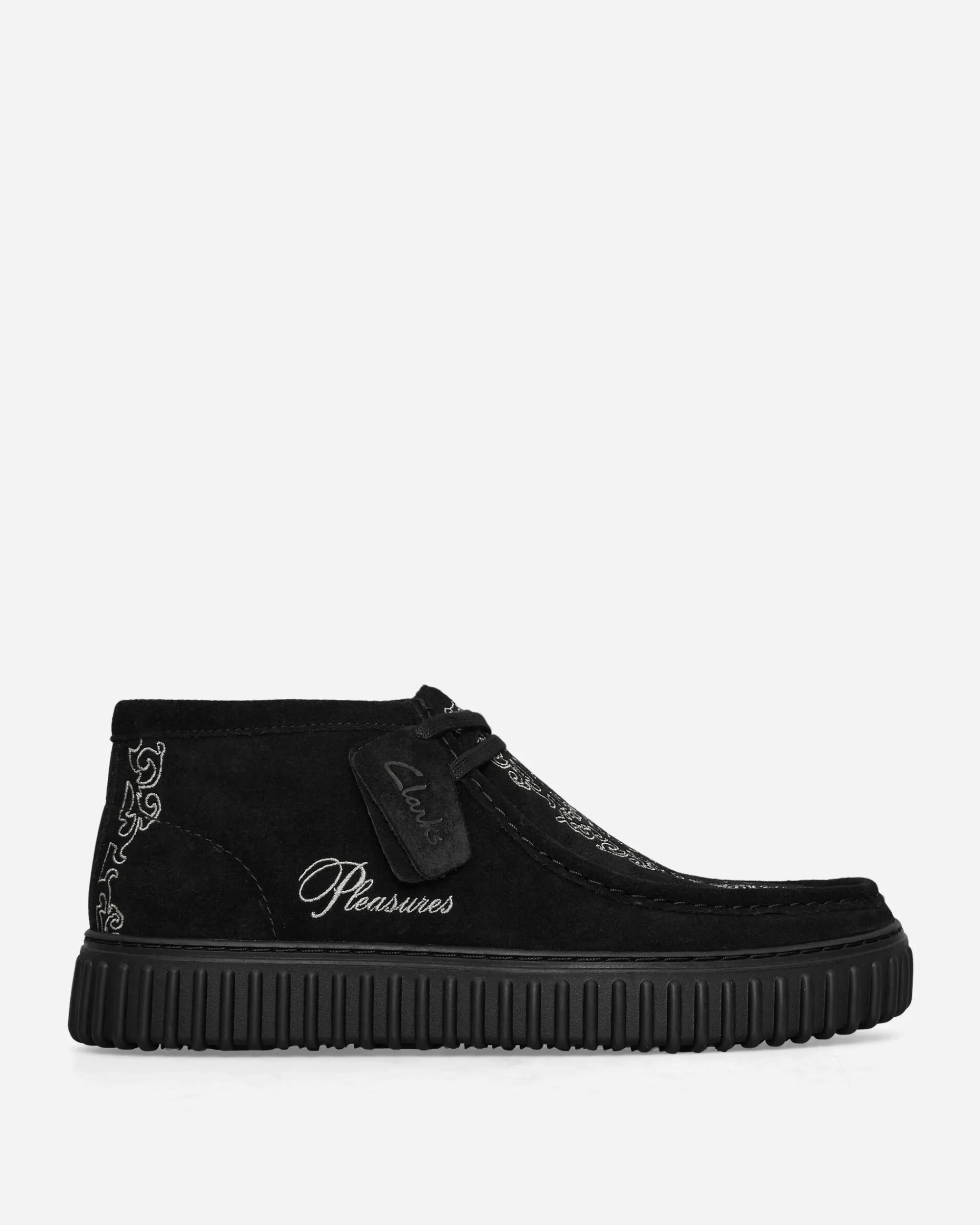 Clarks Classic Shoes^Pleasures Torhill Woven Boots Black