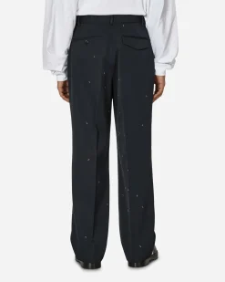 Undercover Pants^Pleated Pants Dark Navy