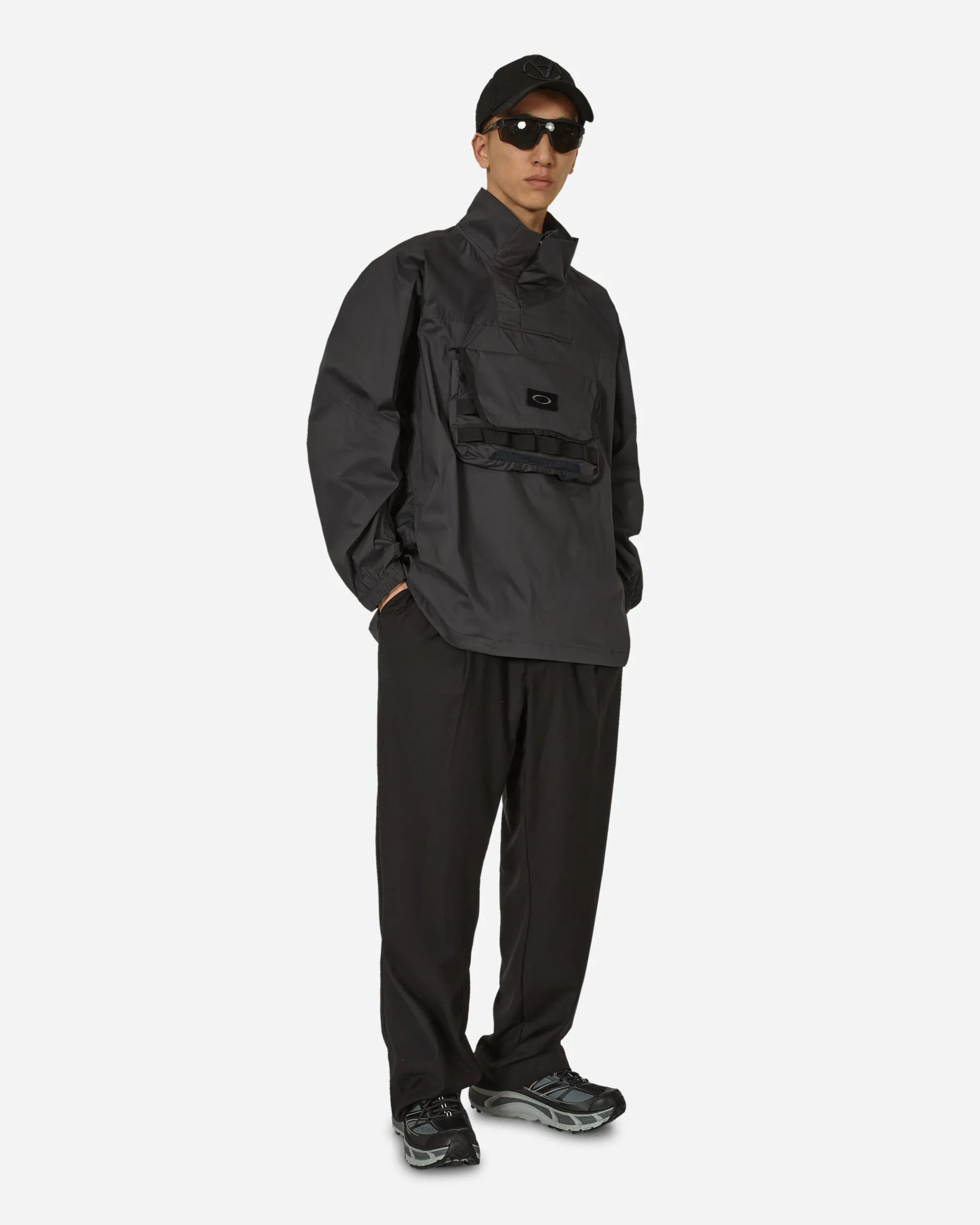 Awake NY Pants^Pleated Wool Pants Black