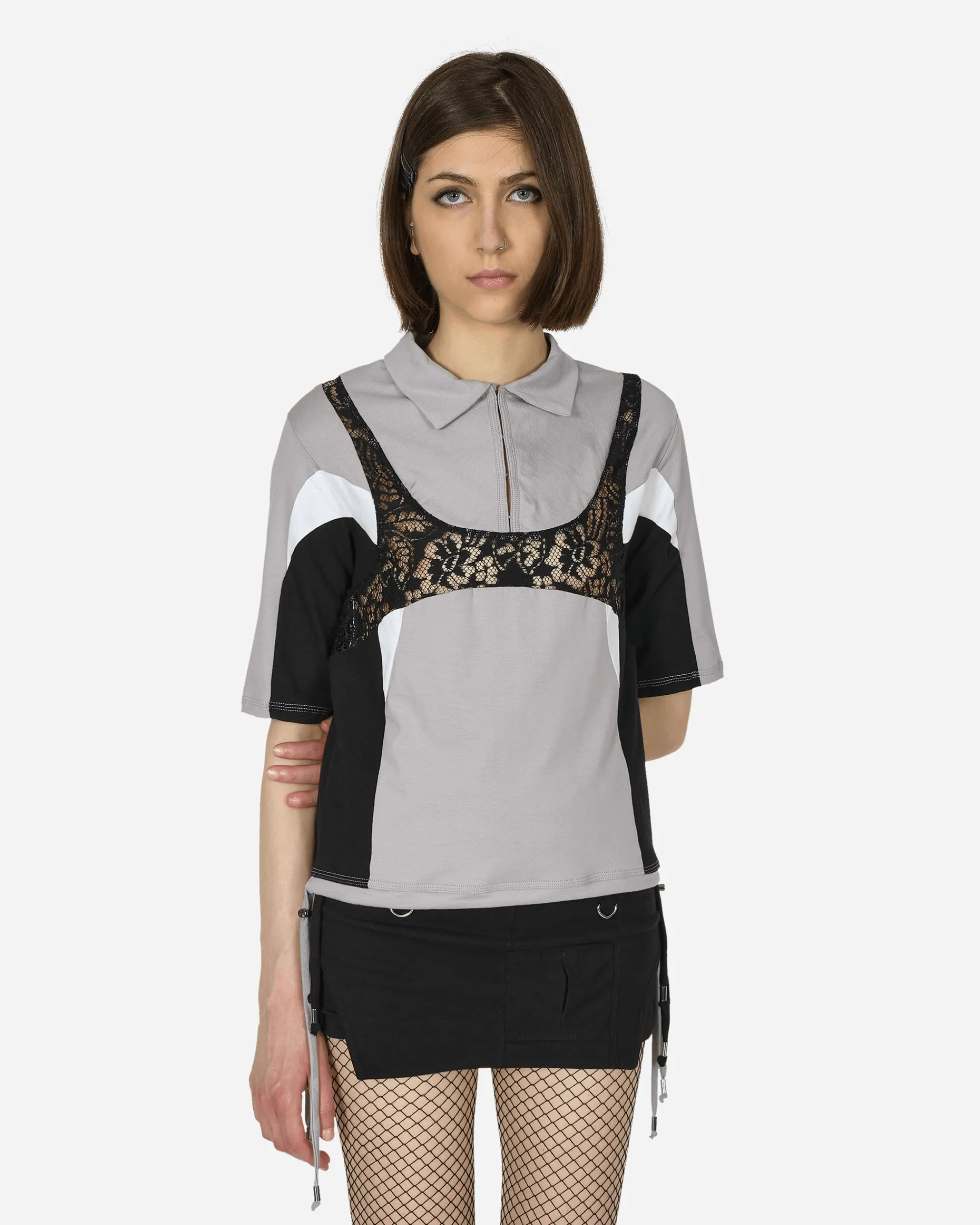 Toile Studios T-Shirts^Plug Lace Polo Grey