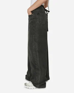 MM6 Maison Margiela Pants^5-Pocket Side Panel Denim Trousers Grey