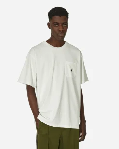 Needles T-Shirts^Poly Jersey T-Shirt White