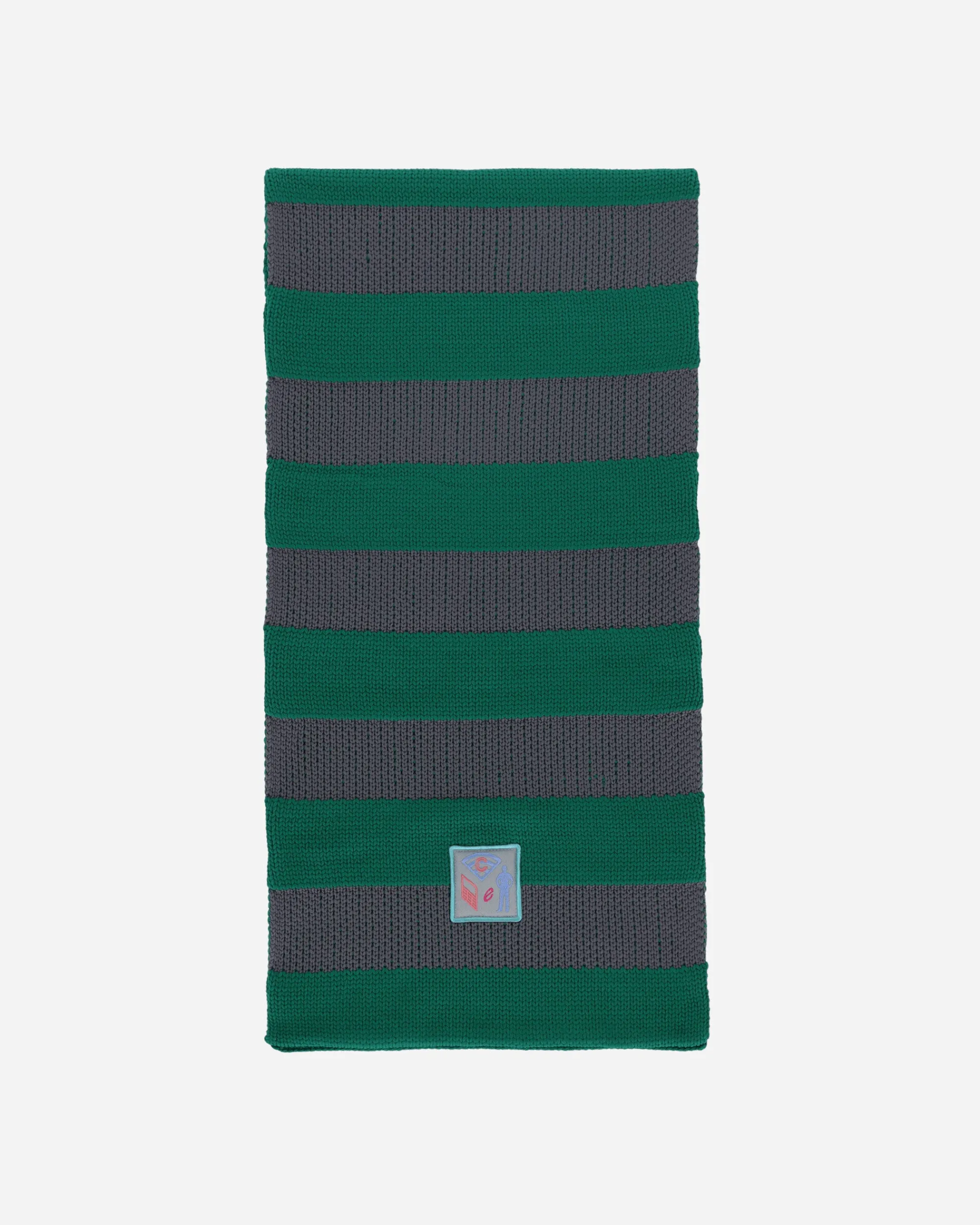 Cav Empt Gloves And Scarves|Gloves And Scarves^Poly Knit Stripe Scarf Green