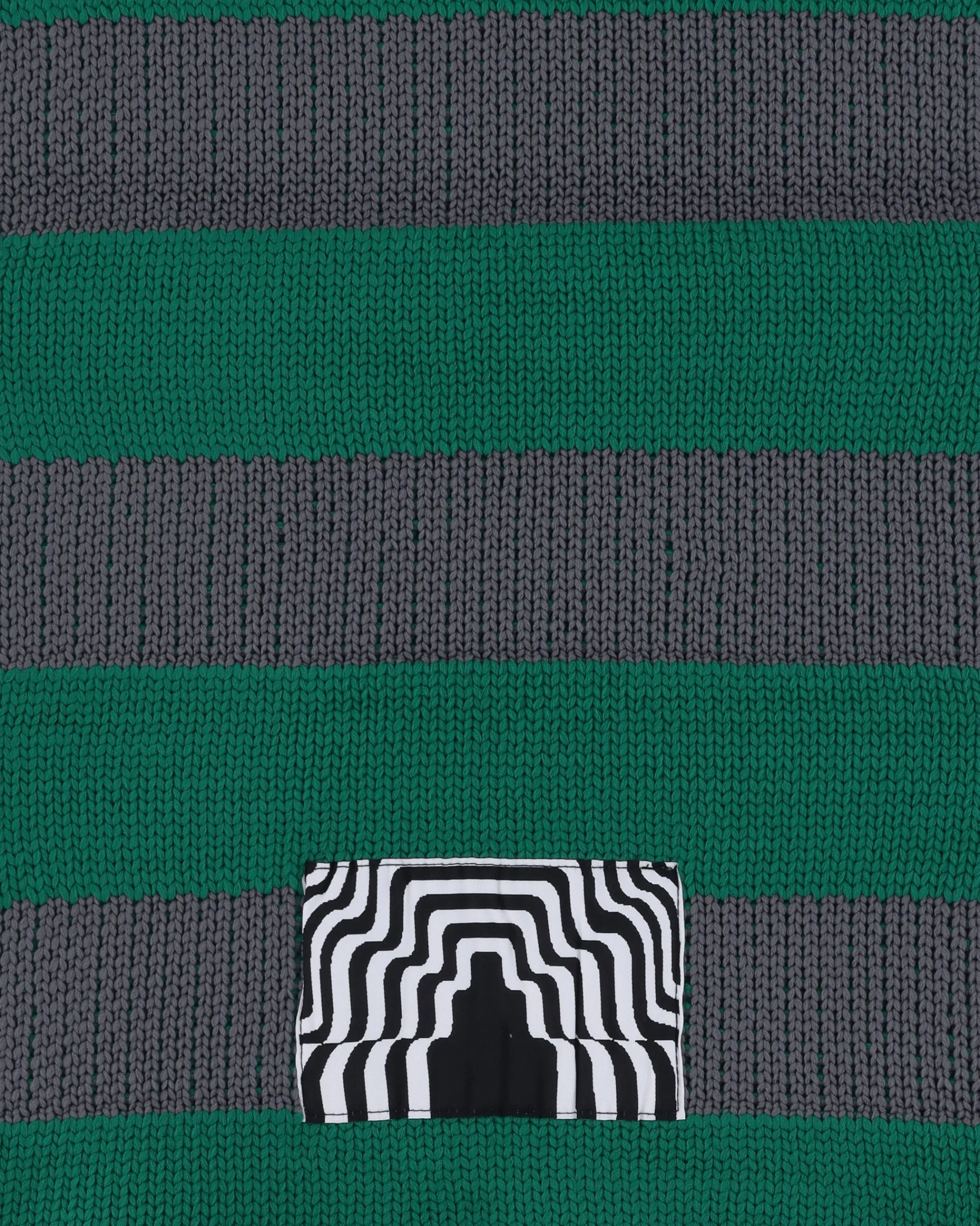 Cav Empt Gloves And Scarves|Gloves And Scarves^Poly Knit Stripe Scarf Green