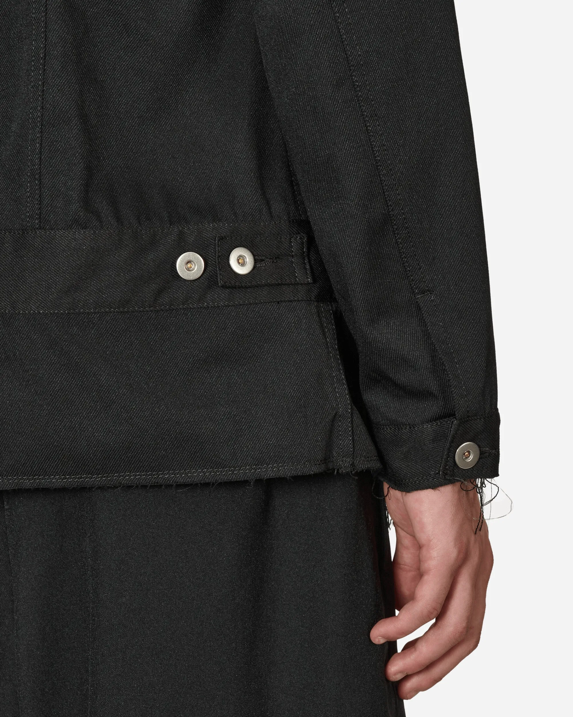 Comme Des Garçons Black Coats And Jackets^Polyester Drill Jacket Black