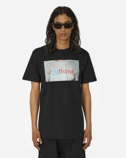 aNYthing T-Shirts^Portrait T-Shirt Black