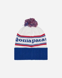 Patagonia Hats|Hats^Powder Town Beanie Park Stripe / Viking Blue