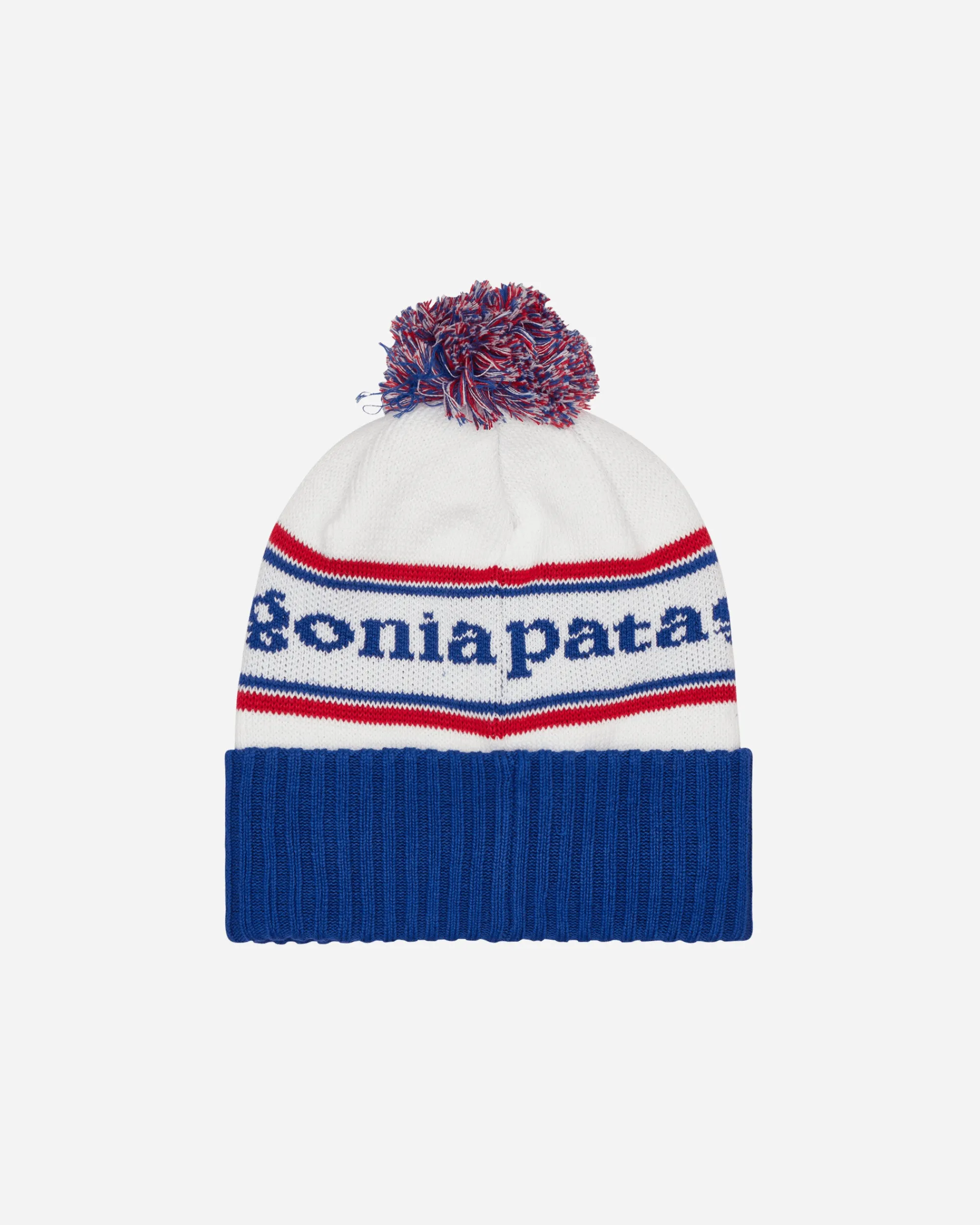 Patagonia Hats|Hats^Powder Town Beanie Park Stripe / Viking Blue