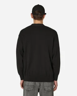 Undercoverism Knitwear^Printed Cotton Cardigan Black