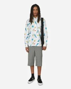 Comme Des Garçons Homme Plus Shirts^Printed Longsleeve Shirt White