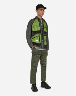 Junya Watanabe MAN Pants^Printed Nylon Trousers Green